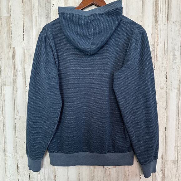 Trinity Collective Mens Hoodie Sweatshirt Medium Blue Full Zip Loungewear - Picture 2 of 9